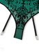 80er Cold-Shoulder Dessous-Set mit Print