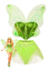 80er Metallic-Feen-Pyjama-Set mit Tüll und Flügeln