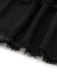 Schwarzes 70er Babydoll-Nachthemd mit Spitze