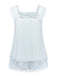 30er Cami-Pyjama-Set mit Rüschen und Flatterärmeln