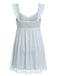 50er Tüll-Babydoll-Nachthemd mit Rüschen und Schleifen