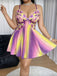 [Übergröße] 50er Nachtkleid mit Farbverlauf und Blumenstickerei