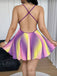 [Übergröße] 50er Nachtkleid mit Farbverlauf und Blumenstickerei