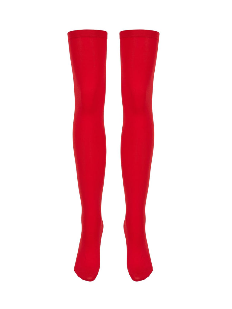 Grünes 60er Weihnachts-Samtdessous-Set mit Spitze, Schleifen und Strumpfhaltern