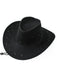 Westernhut aus Denim-Wildleder – Vintage-Mode, Retro-Stil