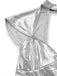 Silber 60er mit Neckholder und Metallic