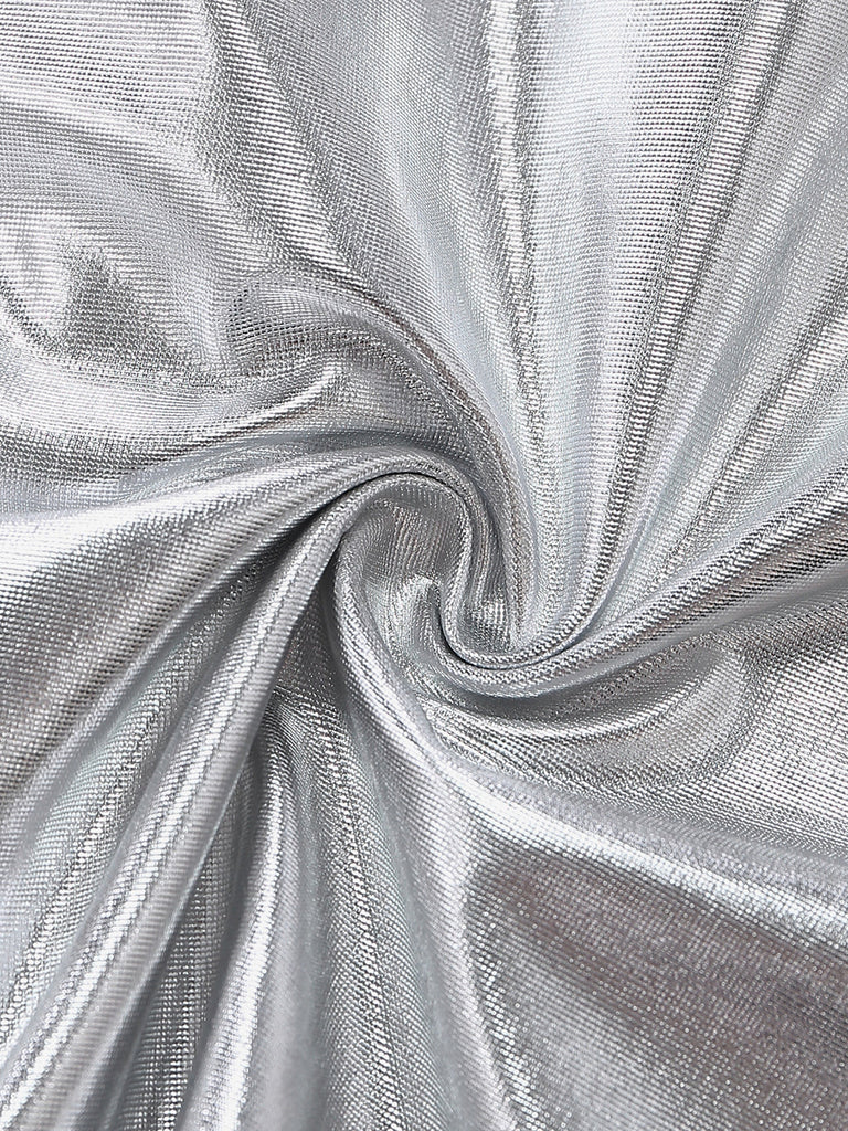 Silber 60er mit Neckholder und Metallic