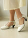 Pumps mit Schleife und Knöchelriemen