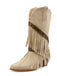 Vintage-Western-Heels aus Denim – Vintage-Schuhe, Retro-Heels
