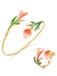 Vintage Armband mit Blumen und Ring