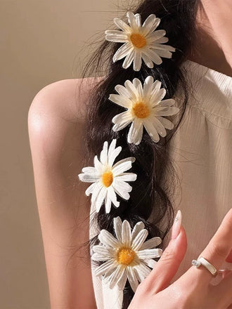 Haarschmuck mit Blumenmuster – Vintage-Mode, Retro-Stil