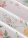 Weißes 40er Smockkleid mit Blumen und Bindeband