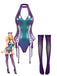 [Vorverkauf] 1980er Lack Leder Halter Schnürung Body Dessous Set