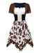 1940er Western Cowgirl Kostüm Kleid Mit Peitsche