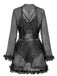 Schwarzes Dessous-Set aus Spitze