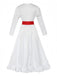 Weiß 1940er Annabelle Puppe Inspiriertes Kleid