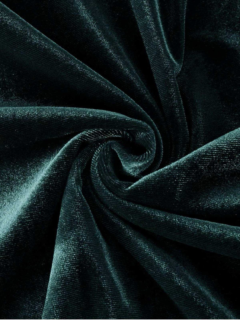 Weinrot 1930er Samt Korsett Formal Kleid