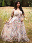 Bunt 1930er Blumen V-Ausschnitt Boho Slip Kleid