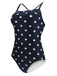 MARINEBLAU DOT SPAGHETTI BADEANZUG