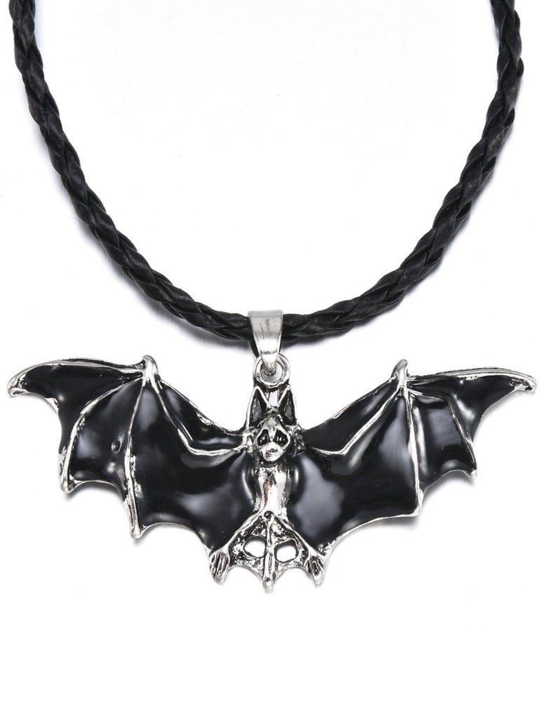 HALLOWEEN FLEDERMAUS ANHÄNGER HALSKETTE