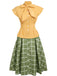 1950ER PATCHWORK PLAID BOW TOP UND RÖCKE