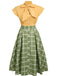 1950ER PATCHWORK PLAID BOW TOP UND RÖCKE