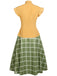 1950ER PATCHWORK PLAID BOW TOP UND RÖCKE