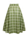 1950ER PATCHWORK PLAID BOW TOP UND RÖCKE