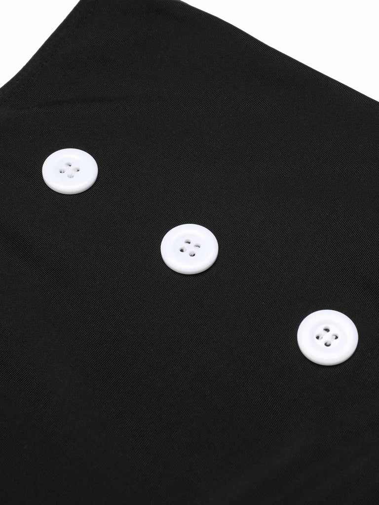 Rot 1950er Kariert Neckholder Bikini Set