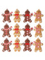 Weihnachten Lebkuchenmann Ornamente