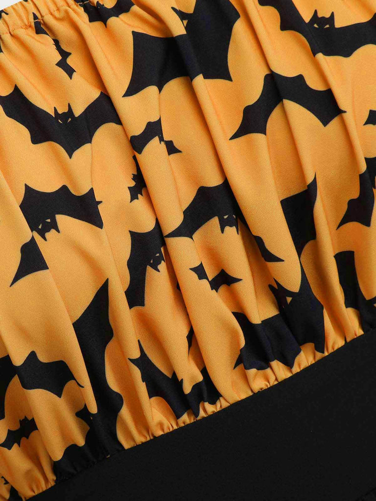 HALLOWEEN GOTHIC BAT EMPIRE TAILLENKLEID