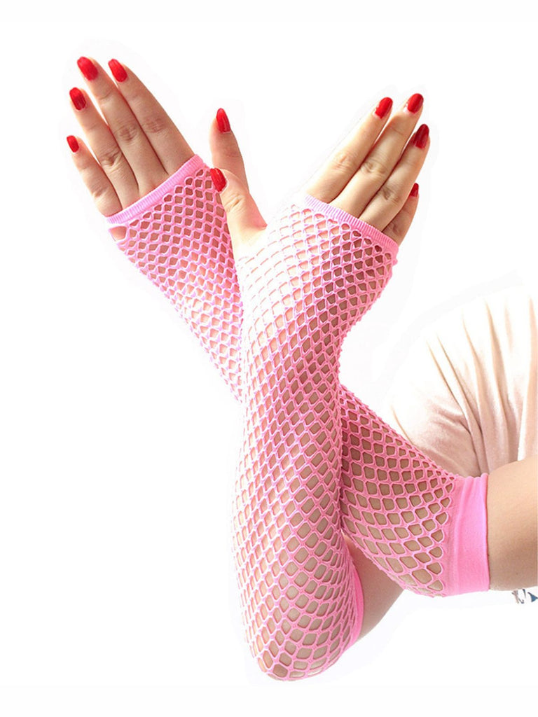 Halloween Mesh Solid See-Through Handschuhe