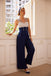 MARINEBLAU POLKA DOT PATCHWORK JUMPSUIT