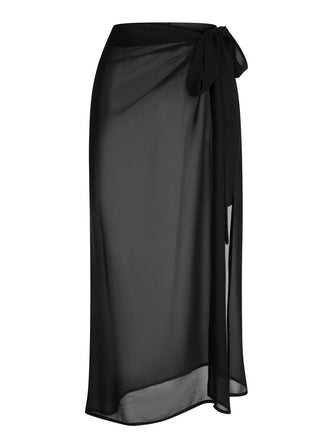 Retro Solide Chiffon Sonnenschutz Cover Up