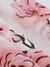 Blau 1950er Floral Patchwork Swing Kleid