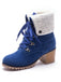 Weinrot Kurze Martin Britischen Stil Stiefel