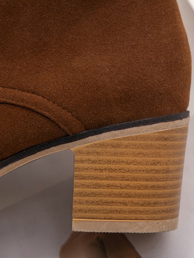 Weinrot Kurze Martin Britischen Stil Stiefel
