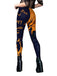 Schwarz & Orange Halloween Karneval Nacht Leggings