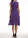 ÄRMELLOSES SWING-KLEID AUS EINER EINFACHER SPITZE