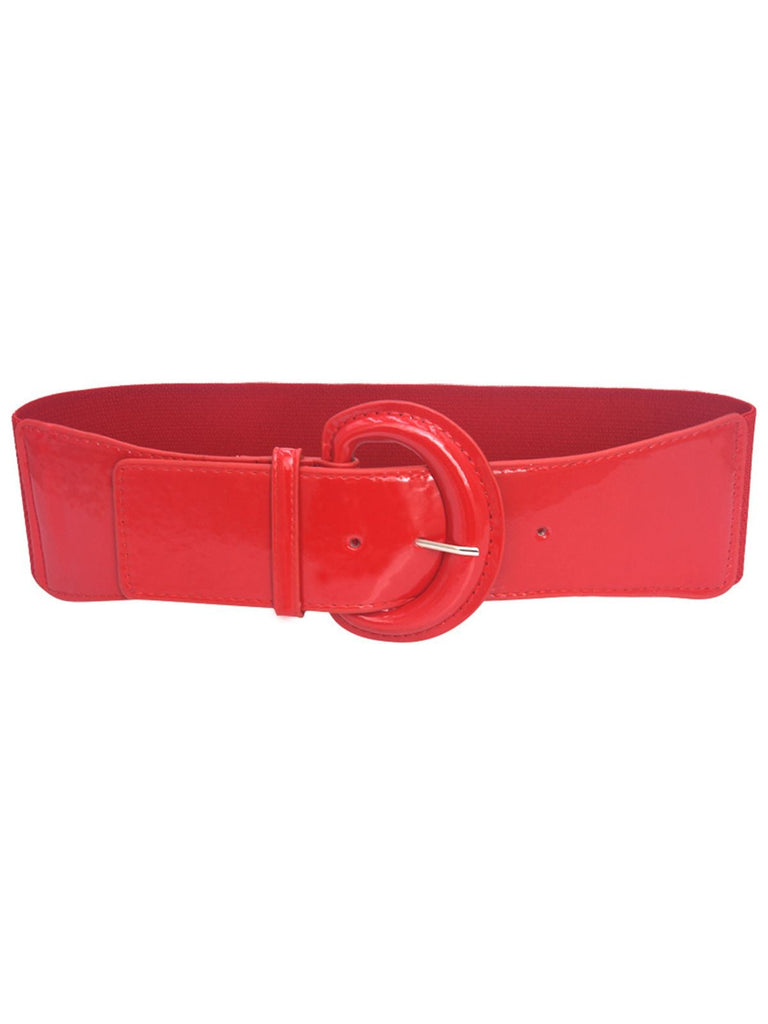 Patent Leder D-Ring Gürtel