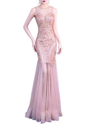 1920ER ROSA PAILLETTEN HOCHZEIT KLEID