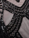 1920ER PAILLETTEN VERZIERT PERLEN FRINGE KLEID