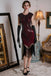 1920ER PAILLETTEN PERLEN FRANSEN KLEID