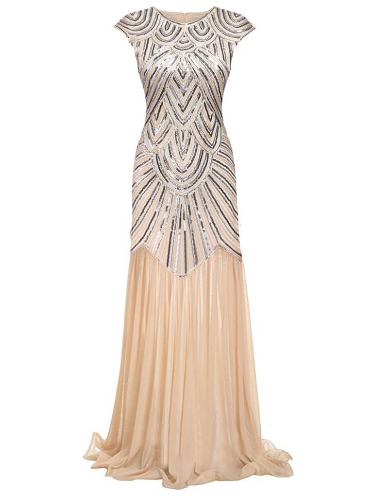 1920ER VINTAGE PAILLETTEN PARTY KLEID
