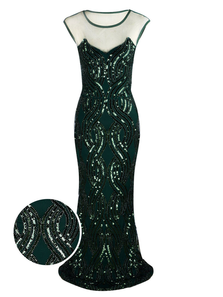 1920ER VINTAGE PAILLETTEN PARTY KLEID
