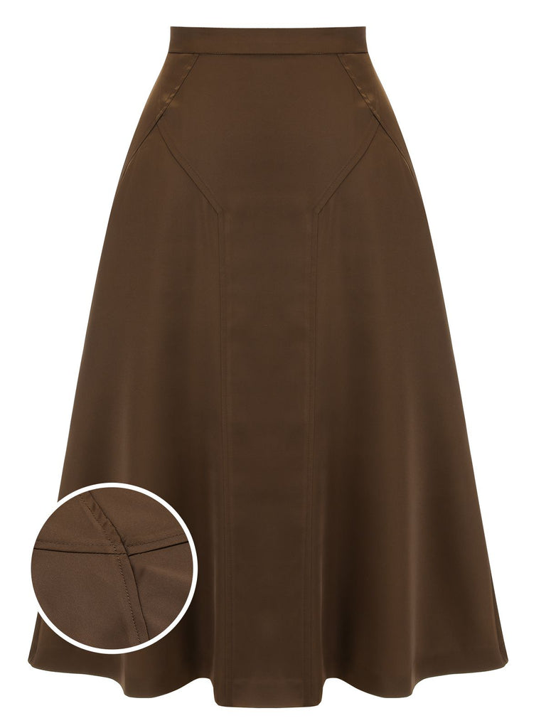 Kaffee 1940er High Waist Solid Rock