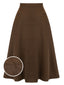 Kaffee 1940er High Waist Solid Rock