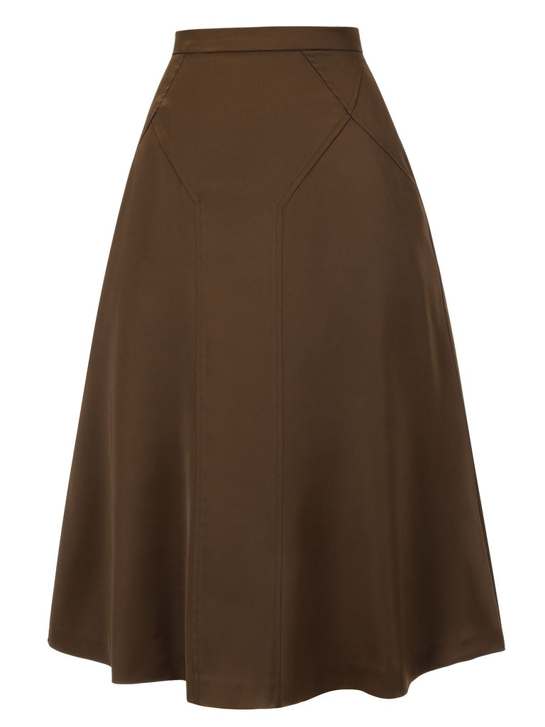 Kaffee 1940er High Waist Solid Rock