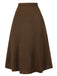 Kaffee 1940er High Waist Solid Rock