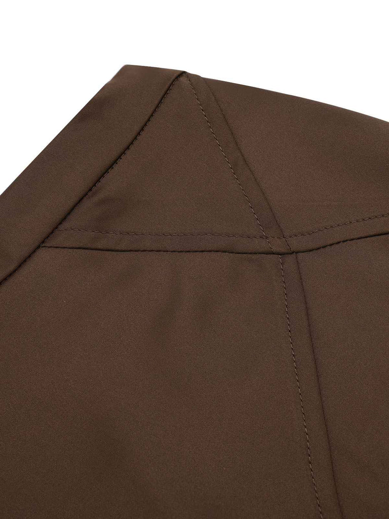 Kaffee 1940er High Waist Solid Rock